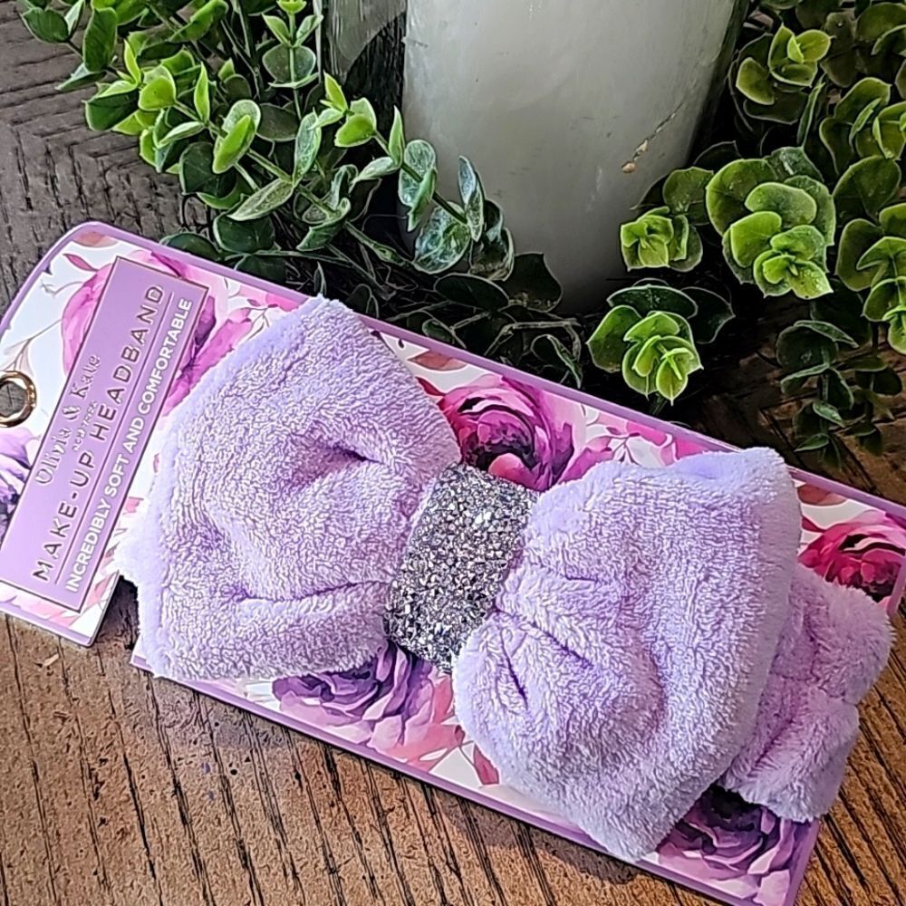 Spa make-up headband NWT super soft blingy